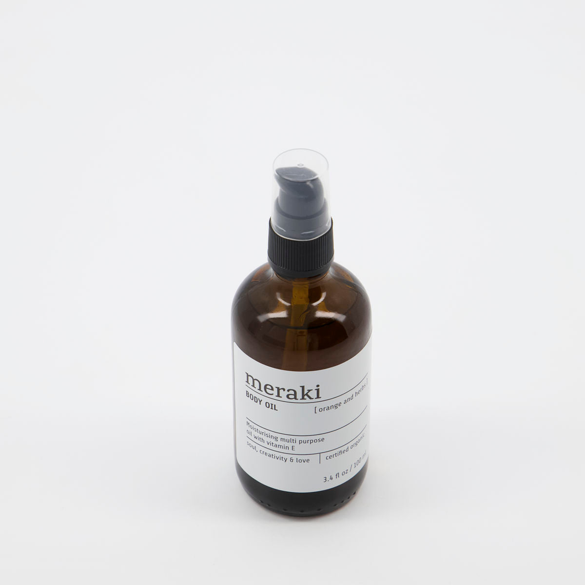 Aceite corporal, Naranja y hierbas