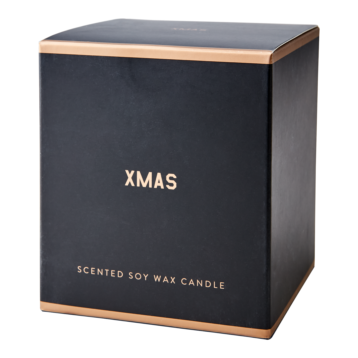 Calendar Xmas, Cinnamon & apple scented candle, Black