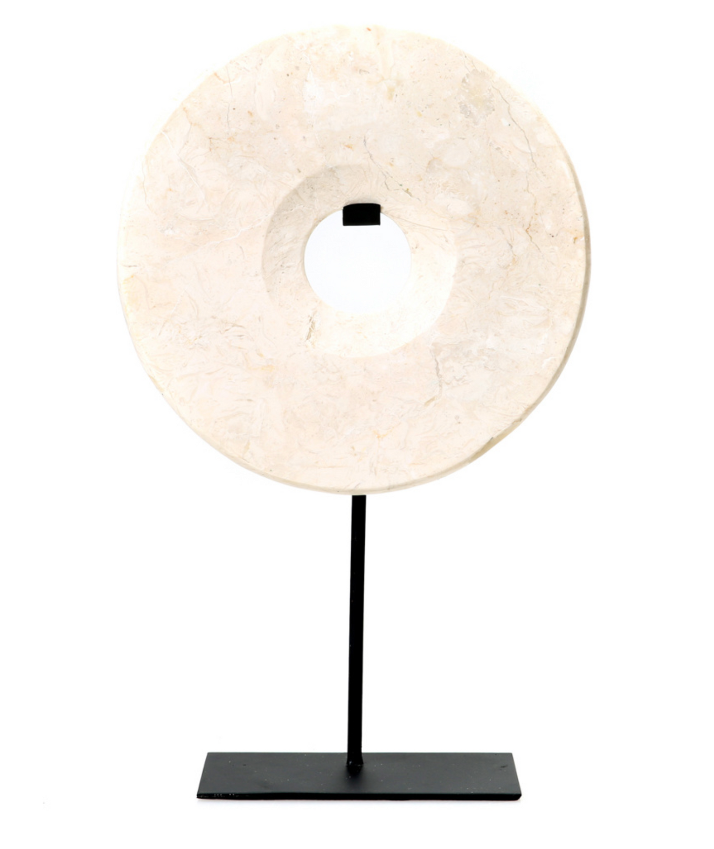 The Marble Disc on Stand - L