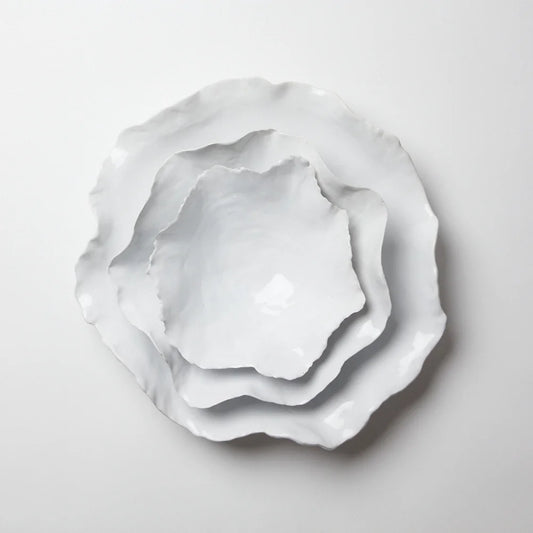 Claire Plate, White